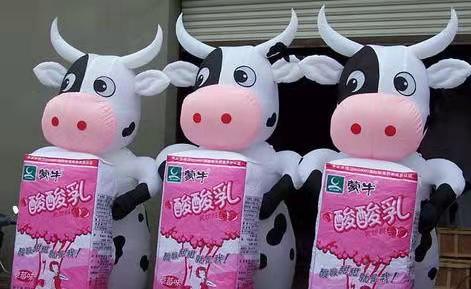 章贡牛奶厂广告气模